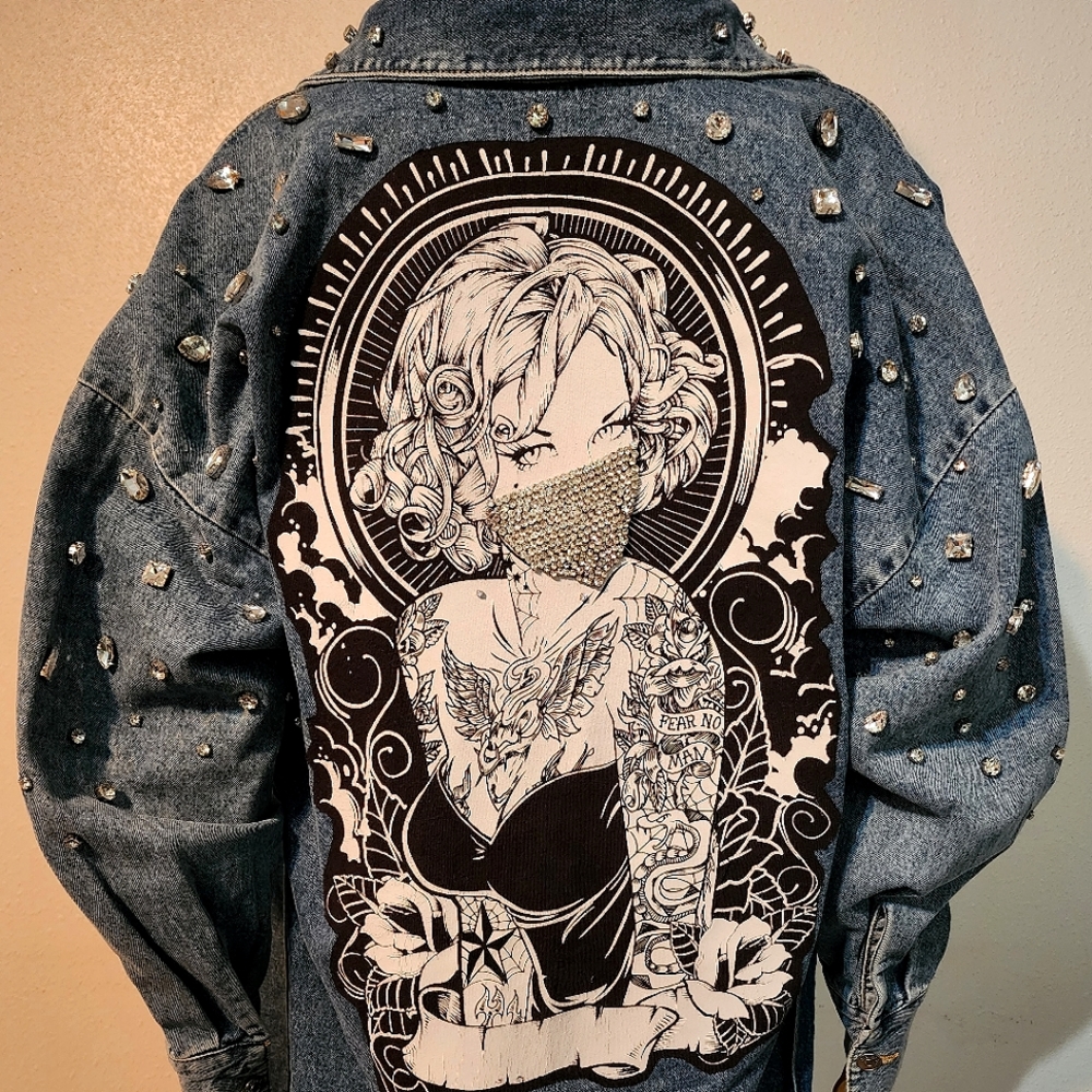 Diamond Girl Jean Jacket